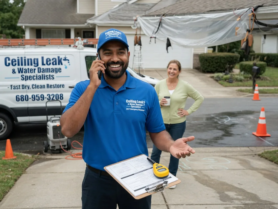 Ceiling Leak Cleanup Penney Farms, FL FAQs